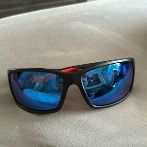 Costa Del Mar reefton race black/blue men’s glasses